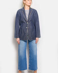 monty denim linen jacket