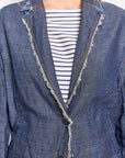 monty denim linen jacket