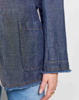 monty denim linen jacket