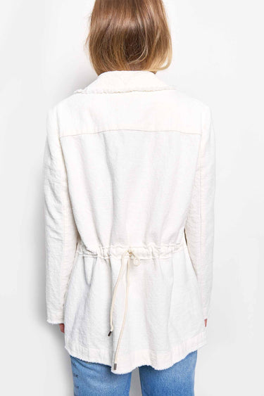monty textured linen jacket