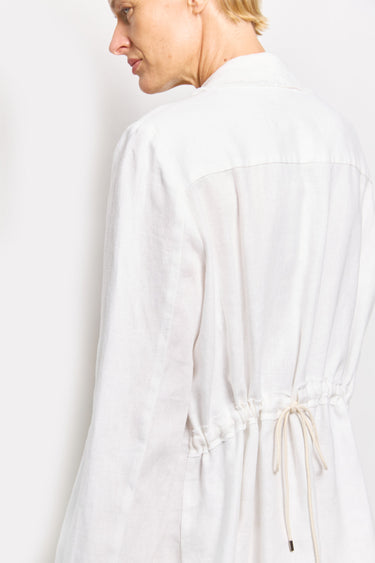 monty white linen jacket