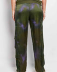 nap mist print silk pant with pockets