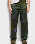 nap mist print silk pant with pockets