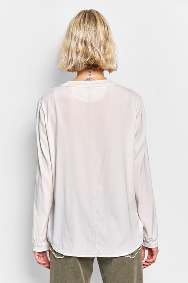 nuance silk satin top