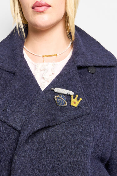 oversized wrap wool coat