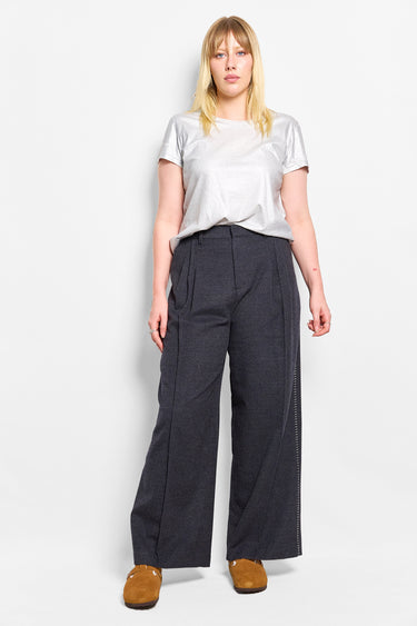oxford bags wool pant