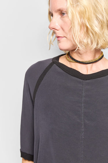 piper over-dye silk tee