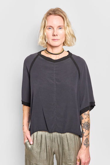 piper over-dye silk tee