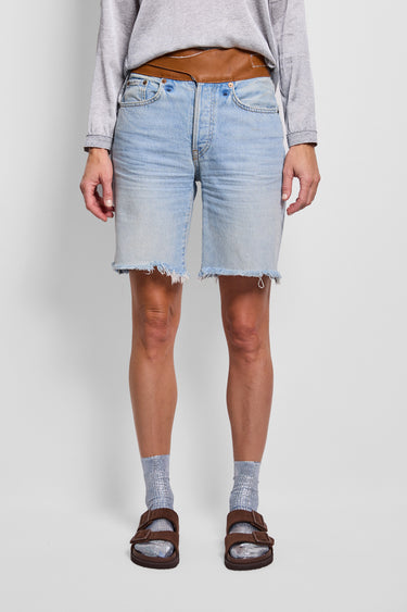re-imagined: baelte blue shorts