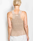 re-luxed | rl01109 I SIMONMILLER silk crochet vest