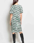 re-luxed | rl01074 I Dries Van Noten X Len Lye oval print dress