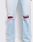 re-luxed | rl01048 I RE/DONE mid-rise straight leg patch jean