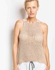 re-luxed | rl01109 I SIMONMILLER silk crochet vest