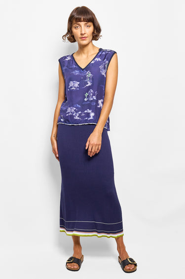 ribben tencel skirt