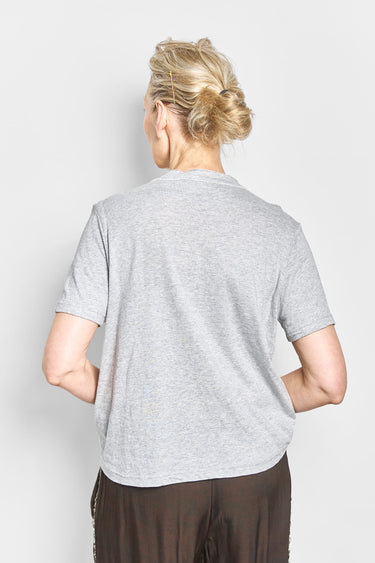ryder v-neck cotton linen tee