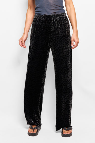 leopard velvet slouchies