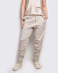 skip silk lined track pant