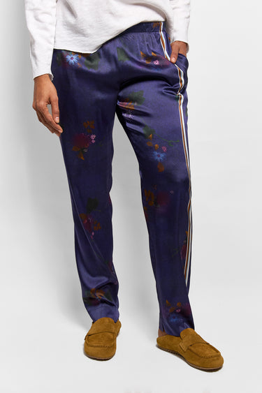 winter floral long slim pant