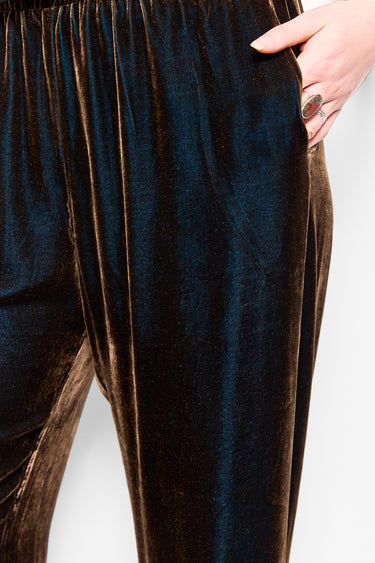 silk velvet shot weave slouchies