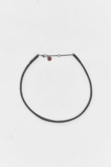 stainless steel woven necklace