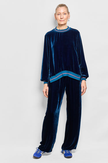talitha silk velvet top