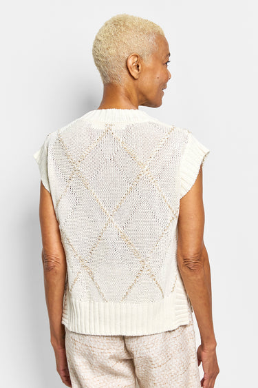 tilda cotton linen vest