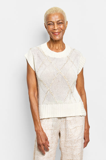 tilda cotton linen vest