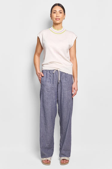 tommy short sleeve cashmere top