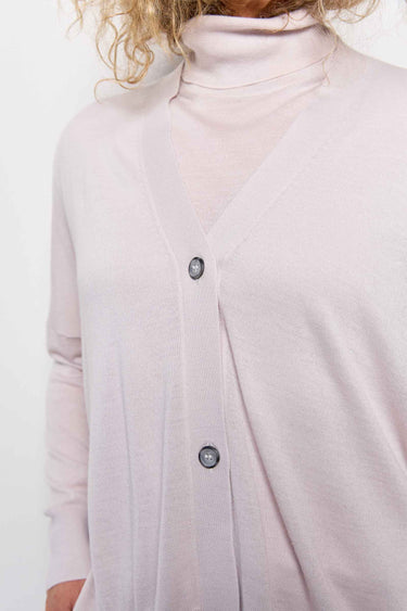 v-neck wool cardigan