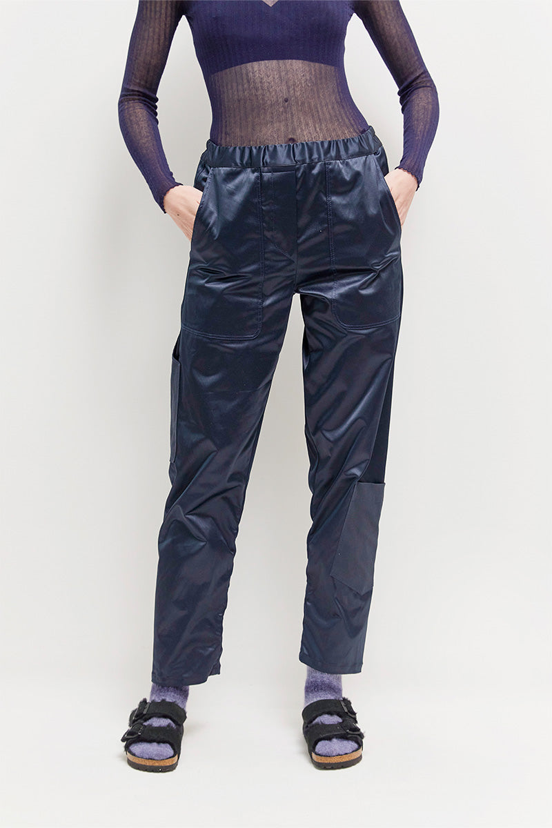 byfreer's shiny coated dax pant.
