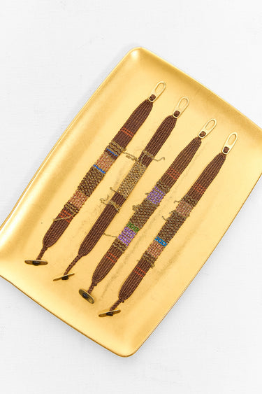 KATIA ALPHA multi weave bracelet