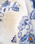 the marci shirt in wallflower silk crepe de chine.