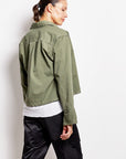Product photo of byfreer's army twill 'Don jacket'.