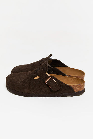 BIRKENSTOCK boston mocca suede