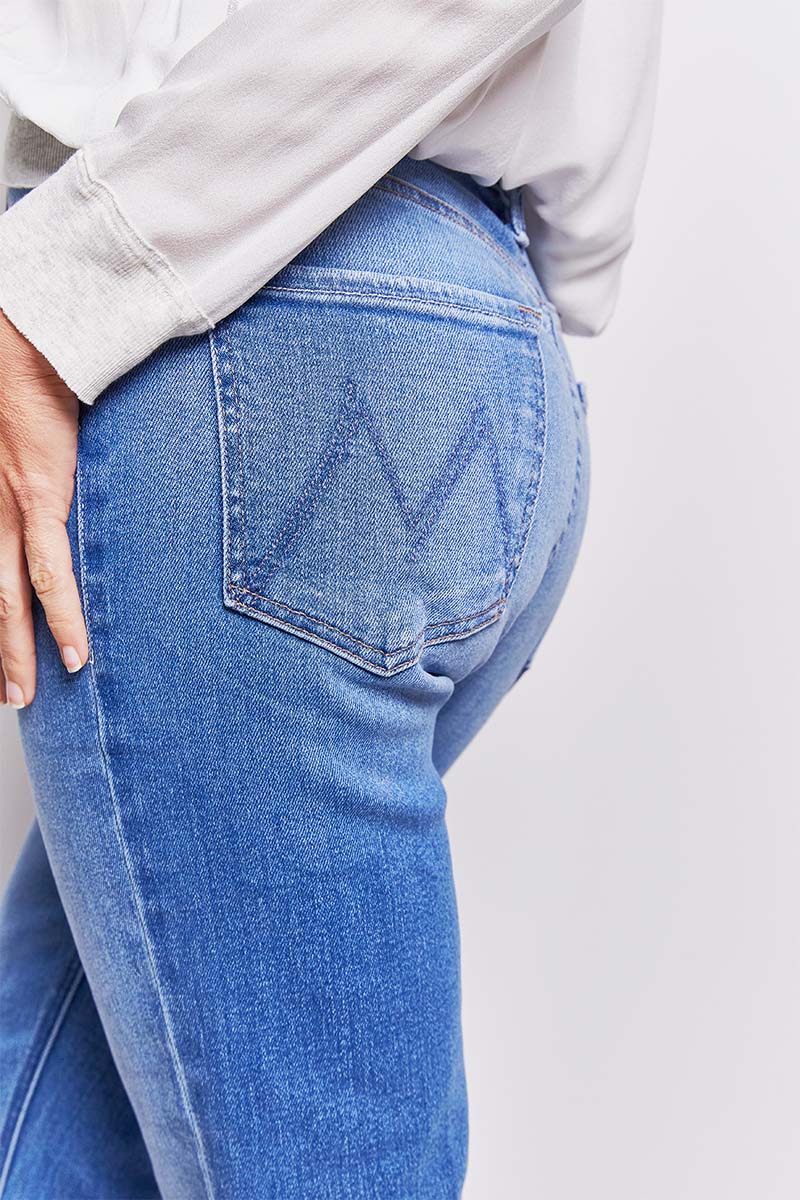 byfreer mother denim tripper jeans.